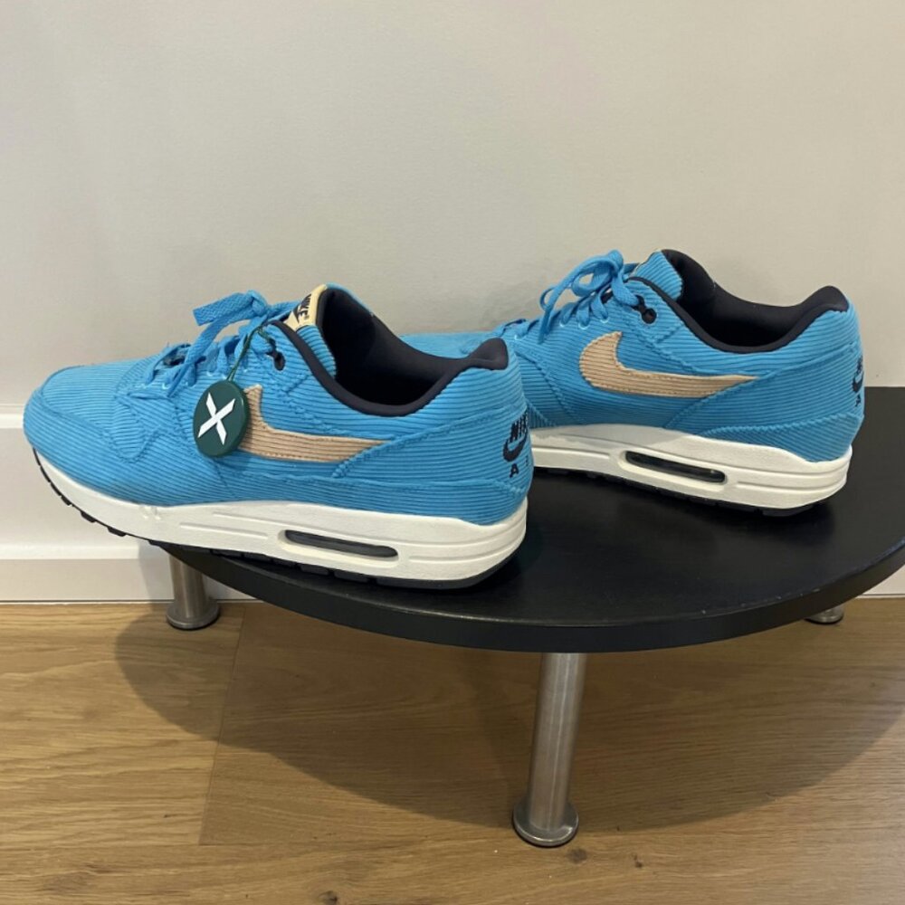 Size 12 - Nike Air Max 1 Premium Baltic Blue Corduroy